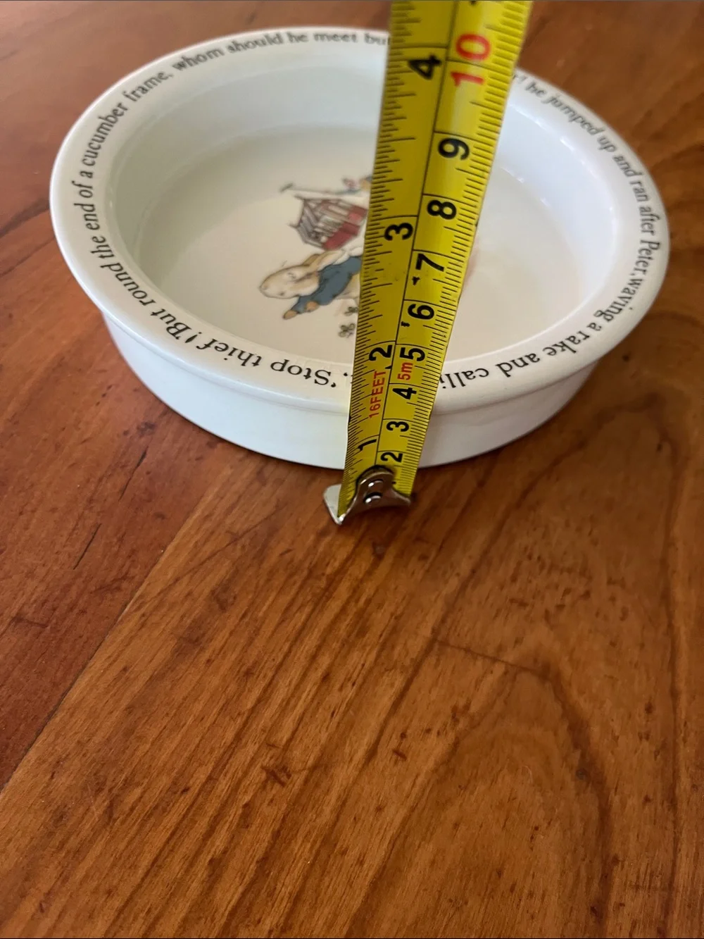 Vintage Wedgewood Peter Rabbit Display Bowl Made In England Porridge Bowl
